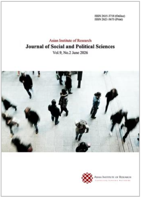 					View Vol. 9 No. 2 (2026): Journal of Social and Political Sciences
				